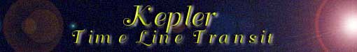 Kepler's Time Line Transits